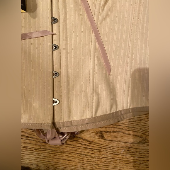 NWT CORSET STORY CSFT038 VICTORIAN VINTAGE STRAIGHT LINED OVERBUST UK 24 - Picture 6 of 10